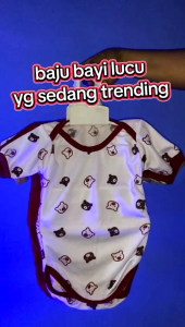 3 set jumper bayi lucu perlengkapan bayi lariran