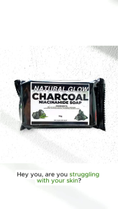 NATURAL GLOW Charcoal Niacinamide Soap 70G