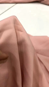 vải cotton lụa màu hồng da mềm rũ_( khổ 1m5)  dày vừa may đầm váy áo kiểu quần tây set comple
