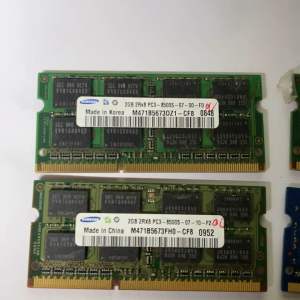 RAM Laptop 2Gb DDR3 cũ tháo máy Bus 8500s