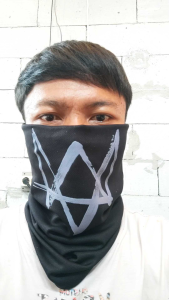 Masker buff Neck Gaiter Watchdog 2 Anime Multifungsi Slayer Bandana pelindung wajah sunmorimotor keren terbaru