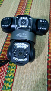 [ TẶNG hộp kt] Camera YOOSEE WIFI 4 mắt 3 màn hình hướng độc lập 32MPX tích hợp LED chiếu sáng loa báo động to đàm thoại rõ xoay theo người.