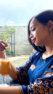 Setelan Wanita Cantik Waka Jumbo LD 130 Rayon Resleting Depan Busui Friendly