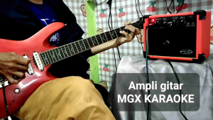 Ampli gitar Karaoke MGX sudah Distorsi /aux/headphones free kabel aux