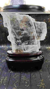 Natural High Grade Brazil Gypsum Selenite Crystal Ornament SLG31 #Selenite