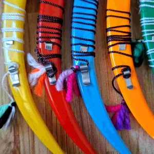 Bayna Gaffing Accessories 1pc. Pet Supplies Pet Healthcare Nursing Supplies Yellow Red Blue Orange Green with Tassels and Beads
