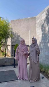 [ARM] Abaya Terbaru Kualitas Premium Mewah Simple Elegan Bahan Knit Busui Freandly /Abaya batwing polos