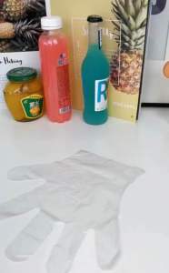 Isi 100 Pcs Sarung Tangan Plastik Steril Sekali Pakai Disposable Glove Multifungsi Serbaguna
