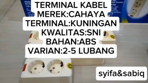 STOP KONTAK ARDE / STOP KONTAK LISTRIK CAHAYA PLUS LAMPU