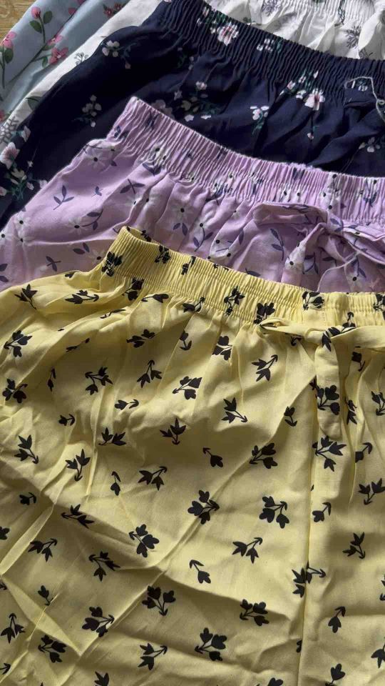 Floral Short For Women/Pambahay Short Challis