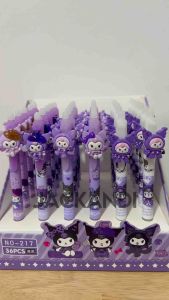Pulpen Cetek Kuromi Koromu Pen Anak Gel Karakter Lucu Kartun 0.5mm
