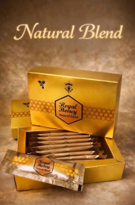 Original Royal Honey Pure Honey blended with herbal extracts 12x20g