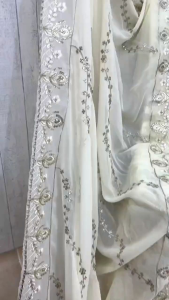 [PRE-ORDER] Ready Made Heavy Pure Faux Georgette With Heavy Embroidered Sequence Work Suit ( Delivery 15 days )