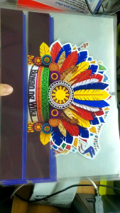 Buwan ng Wika Laminated Headdress Vibrant Print in Thick Photopaper Handcrafted and Waterproof