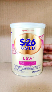 S-26 Gold LBW สูตรคลอดก่อนกำหนด นมผงเพิ่มน้ำหนัก สำหรับเด็กทารกที่น้ำหนักตกเกณฑ์ ขนาด 400g Exp 31/05/2027