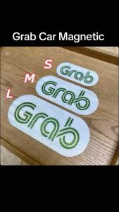 Grab Magnetic Car Sign 磁性车贴 Pelekat Magnetik Pintu Kereta