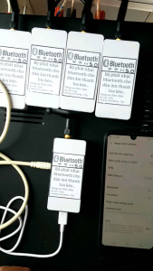 bluetooth thu phát nhạc dành cho amply vang mixer loại cấm nguồn 5v trực tiếp(giá không cóc sạc)