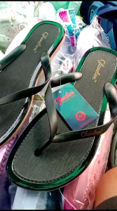 Sandal jelly jepit glanzton tipis