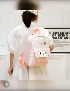 Bag Shoulder Backpack Sanrio Character Kids Beg Budak Kanak Kindergarten Sekolah 30X24X16cm 40x26x15cm ELE
