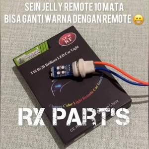 SEIN / SEN JELLY REMOTE 10 MATA CNC CAHAYA SUPER TERANG BISA GANTI WARNA SESUAI SELERA