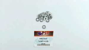 Ring Plat "6 (WP 4 X 10) Harga Per Pak isi 25 - Reng Plate Pelat Washer Kunci 6 Diameter 4mm x 10mm Tebal 1mm