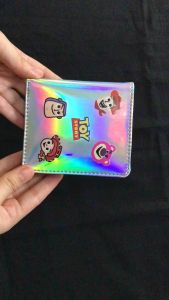 DOMPET WANITA KARTU LUCU - DOMPET CEWEK LIPAT HOLOGRAM - WALLET