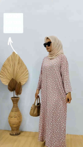 Daster Gamis LONG JUMBO LD 120 - LD 140 Busui Lengan Tangan 3/4 LD 120 - LD 140 LT