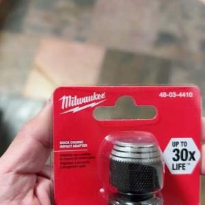Milwaukee SHOCKWAVE 1/2 in. Square x 1/4 in. Hex Impact Adaptor Impact Drill DRiverPower Tool Accessories