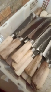 Pisau kupas degan dll ori madura. baja per.