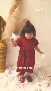 Dress Anak Molly Smilee Size 1-5 Tahun - Baju Anak Perempuan Dress