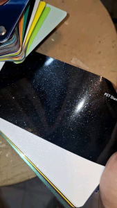 GALAXY DIAMOND BLACK STICKER VINYL WRAP STICKER FOR CAR / Motorcycle HIGH QUALITY