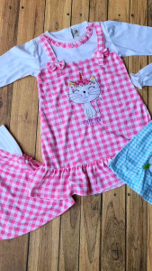 Two Mix Baju Muslim anak - Gamis Bayi Perempuan - Pakaian Muslim Bayi 1 -2 Tahun dj308