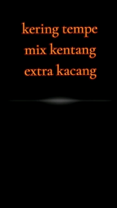 kering tempe mix kentang extra kacang 250gr | 500gr | 1KG | balado pedas manis