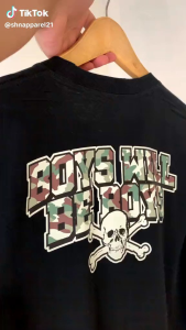 KAOS SUPORTER BOYS WILL BE BOYS/BAJU CASSUALL MURAH/KAOS DISTRO PRIA WANITA