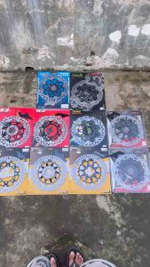 Disc Piringan Cakram MOS Mode Floating 300mm & 260mm FIZ R JUPITER VEGA MIO MIO SMILE MIO SOUL BEAT VARIO BEAT STREAT JUPITER MX JUPITER Z F1ZR FIZR NINJA SATRIA FU VIXION CB GL MEGAPRO TIGER MEGA PRO Vario 150 new CB150R OLD VERZA Ninja R SS vixion old