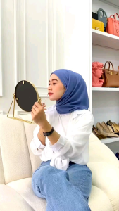 Pashmina Inner Instan 2in1 Premium | Pashima Inner Ceruty Babydoll | Hijab Terbaru