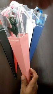 Bunga Box Single Flower Murah / Buket Mawar single