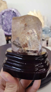 Natural Brazil Precious Phantom Crystal Quartz Ornament FP02 #PhantomQuartz