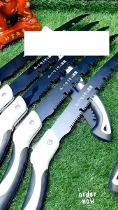 Gergaji Genggam Tangan Prunning Kayu Dahan Ranting Pohon Bonsai Pisau Lipat Mini Portable Multifungsi Camping