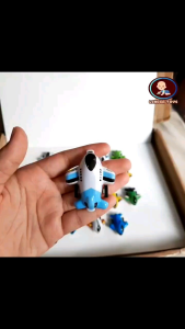 20 pcs mainan pesawat jet pullback mini sankie / Mainan pesawat jet pullback