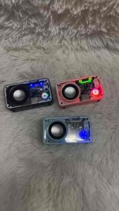 ลําโพงซับวูฟเฟอร์บลูทูธไร้สาย สเตอริโอ V1 Cyberpunk 3D Wireless Bluetooth Speaker