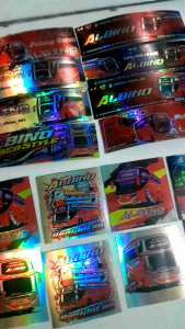 Stiker Basuri Edisi Albino 16 Pcs: Stiker Basuri Berkualitas Tinggi