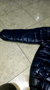 Jaket Puffer Metalik Gelembung