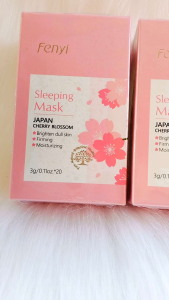[Hộp 20 miếng] Mặt Nạ Ngủ Chiết Xuất Hoa Anh Đà.o Nhật Bản Giúp Cấp Ẩm Phục Hồi Tái Tạo Dưỡng Trắng Hồng Da