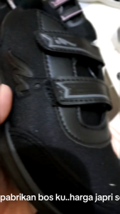 Oclia yasta Sepatu Sekolah SD Sepatu Hitam  Anak kids 34/37