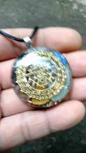 BIO G BUSTER ORGONITE SCALAR SRI YANTRA WITH CHOKUREI