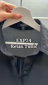 Kemeja Wanita Murah Lengan Panjang 74 Relaxed Chf Black Bl