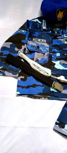 FOURTHREE43 - BAJU TNI AURI ANAK TK PAUD UKURAN S M L XL XXL / CUSTOM BAJU KARNAVAL ANAK LORENG