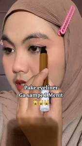 O.TWO.O Stamp Eyeliner Black Double Head Waterproof Eyeliner Pencil Eye Makeup