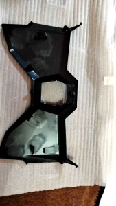 Cover Rack Laci Dasbor Tengah Vario 125 New K2V Gen 2021 2022 Hitam Glossy